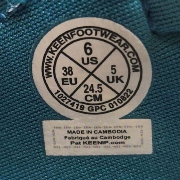 Keen Seacamp II CNX Waterpoof Sport Sandals Youth Size 6 Fjord Blue Closed Toe - Picture 10 of 11